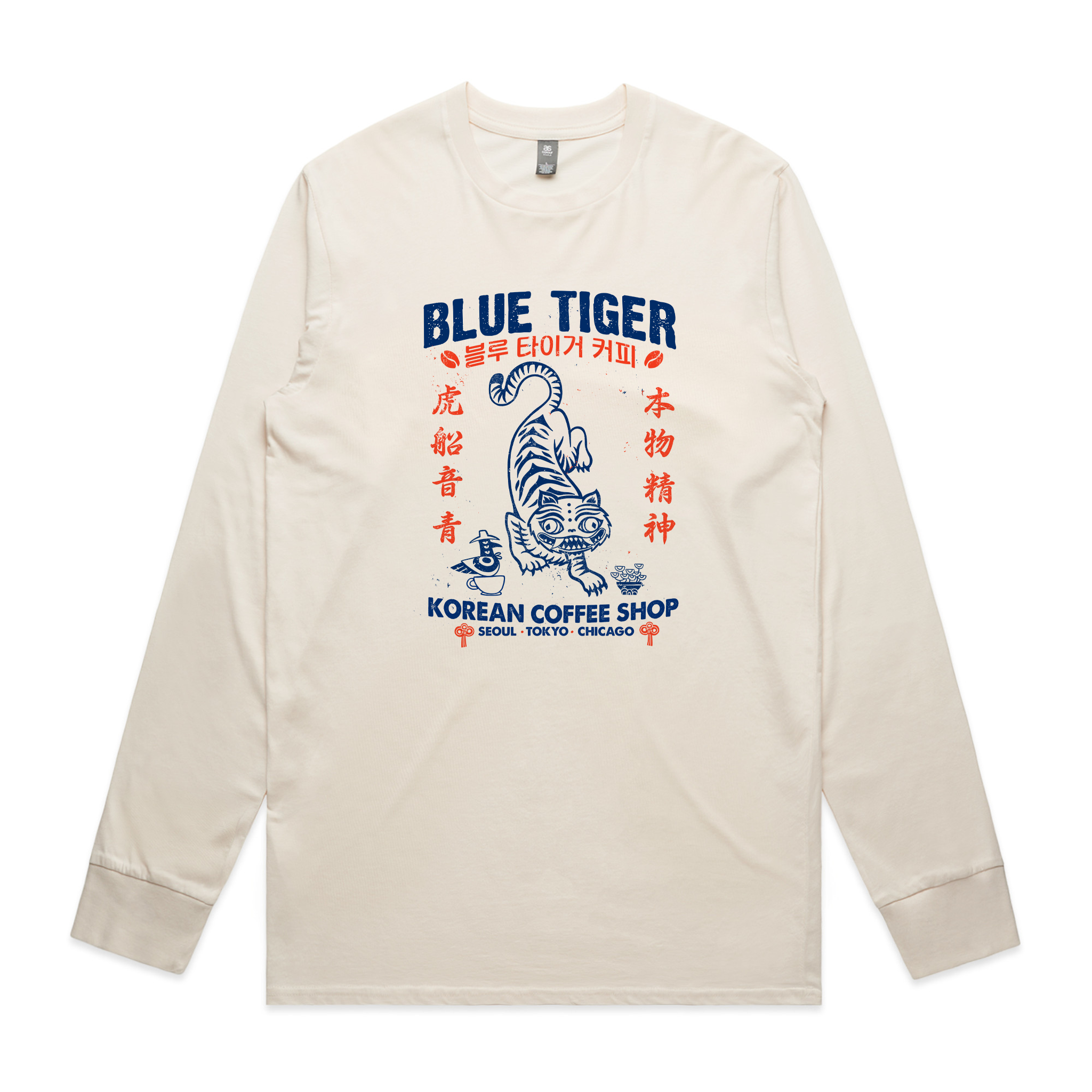 Blue Tiger Coffee Tee
