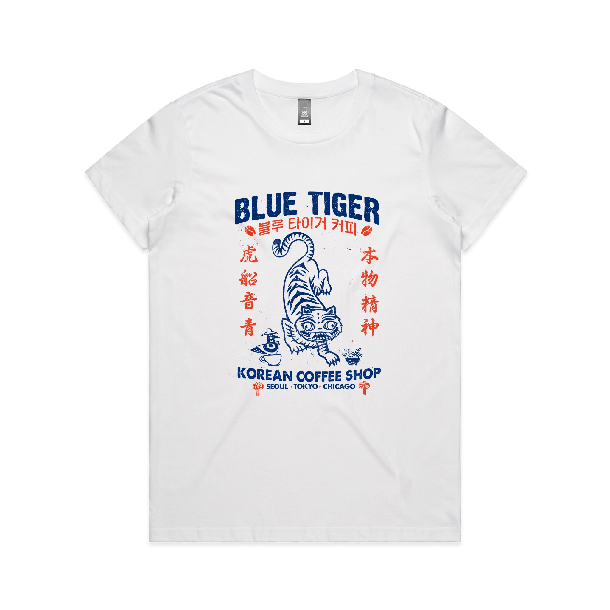 Blue Tiger Coffee Tee