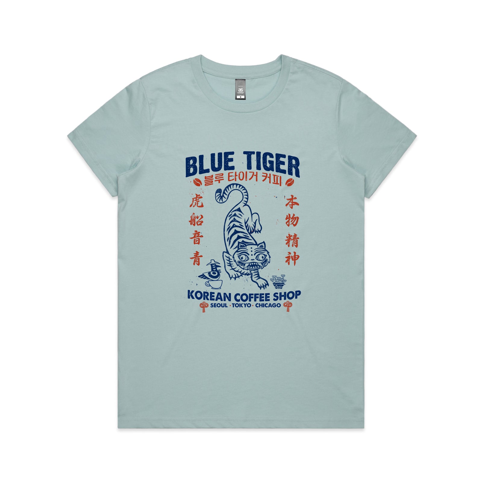 Blue Tiger Coffee Tee