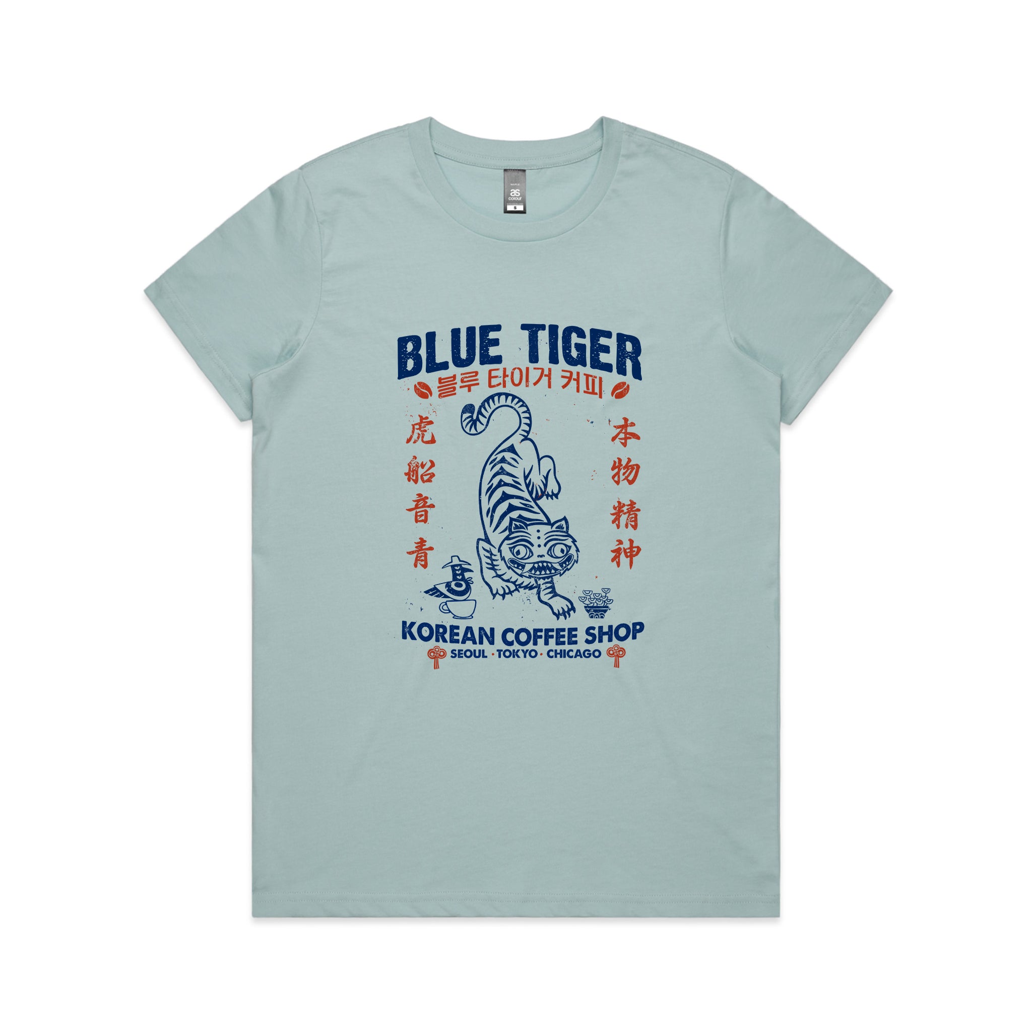 Blue Tiger Coffee Tee