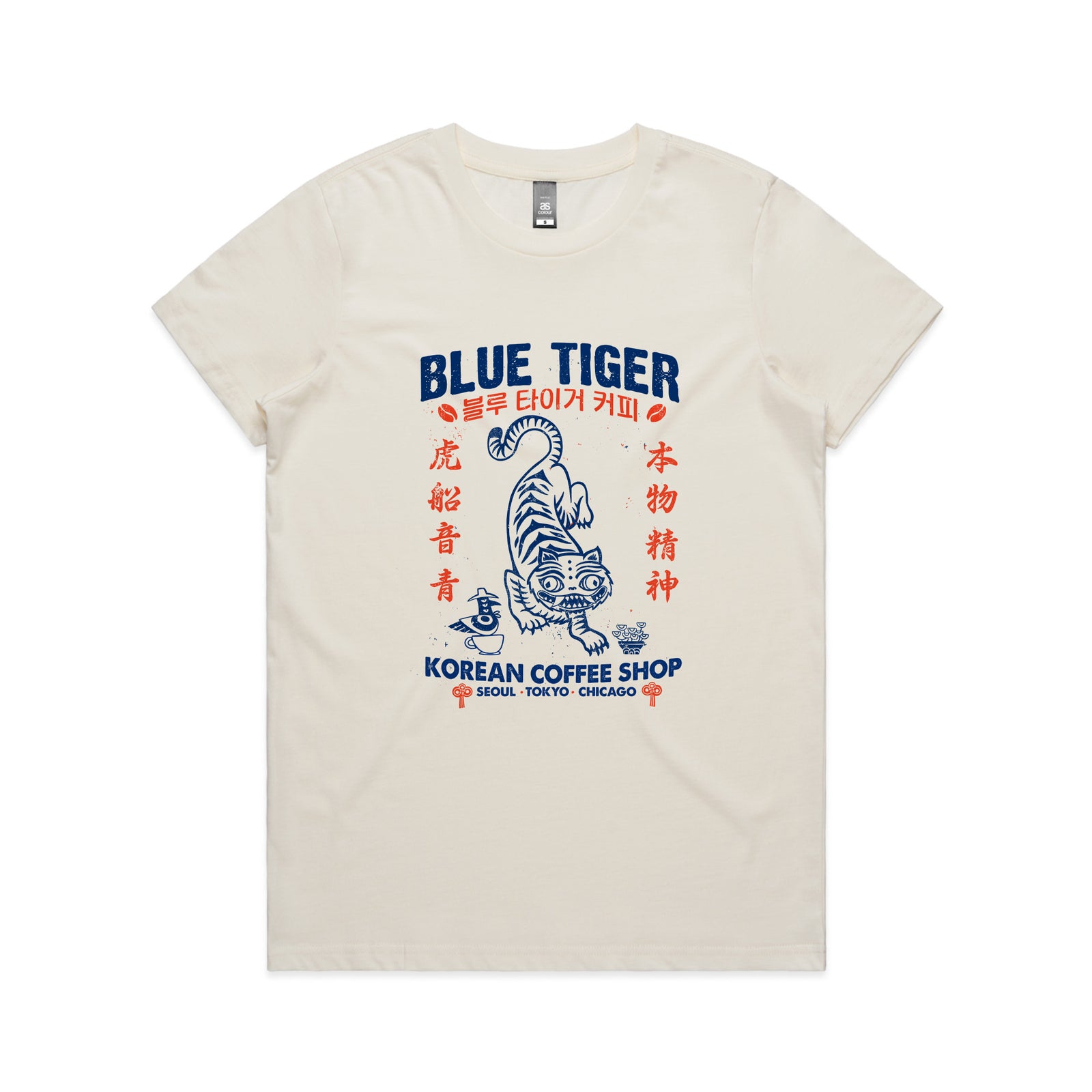 Blue Tiger Coffee Tee