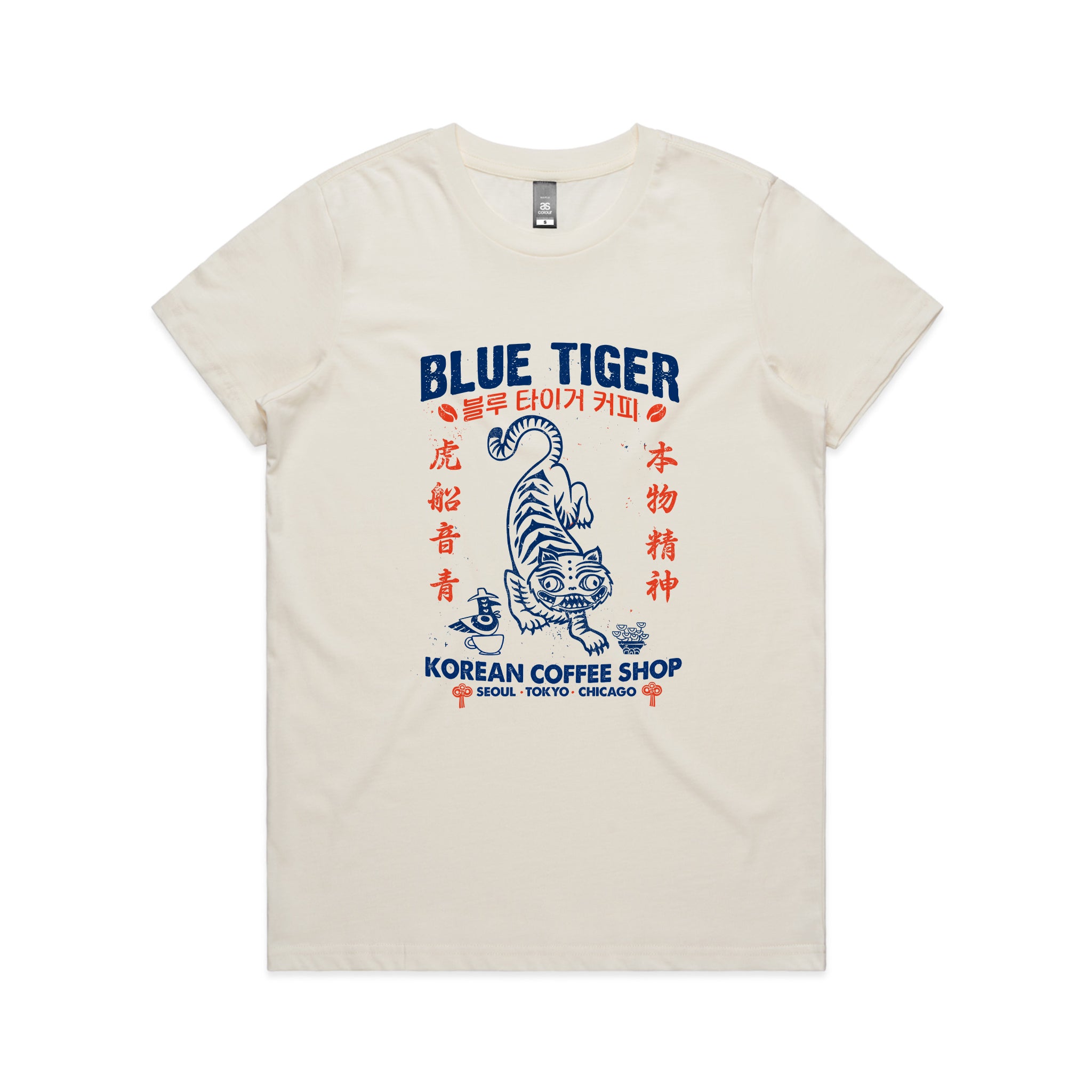 Blue Tiger Coffee Tee