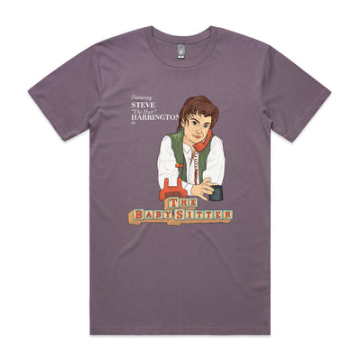 The Baby-Sitter Tee by Lonely Kids Club. All clothing from our T-shirts to our shorts and hoodies are ethically made, and printed packed and shipped from Sydney.