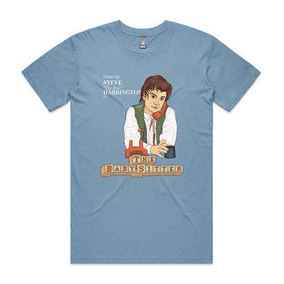 The Baby-Sitter Tee by Lonely Kids Club. All clothing from our T-shirts to our shorts and hoodies are ethically made, and printed packed and shipped from Sydney.