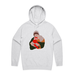 Baby Cheesus Hoodie by Lonely Kids Club. All clothing from our T-shirts to our shorts and hoodies are ethically made, and printed packed and shipped from Sydney.