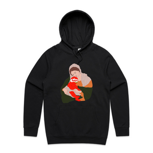Baby Cheesus Hoodie by Lonely Kids Club. All clothing from our T-shirts to our shorts and hoodies are ethically made, and printed packed and shipped from Sydney.