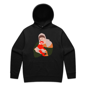 Baby Cheesus Hoodie by Lonely Kids Club. All clothing from our T-shirts to our shorts and hoodies are ethically made, and printed packed and shipped from Sydney.