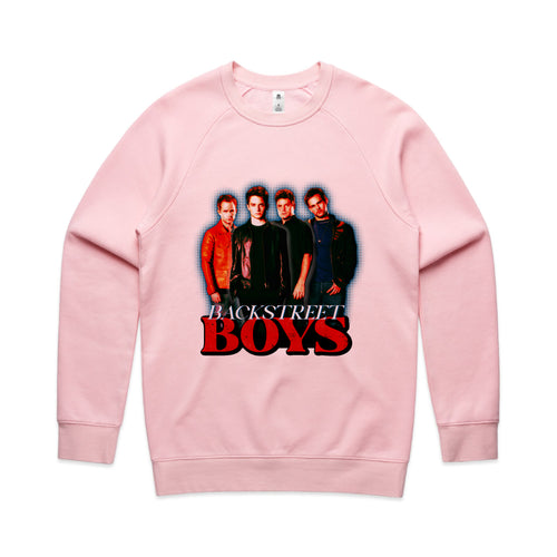 Backstreet Boys Jumper by Lonely Kids Club. All clothing from our T-shirts to our shorts and hoodies are ethically made, and printed packed and shipped from Sydney.