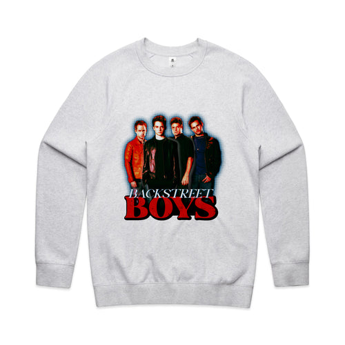 Backstreet Boys Jumper by Lonely Kids Club. All clothing from our T-shirts to our shorts and hoodies are ethically made, and printed packed and shipped from Sydney.