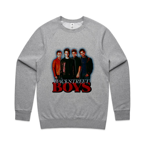Backstreet Boys Jumper by Lonely Kids Club. All clothing from our T-shirts to our shorts and hoodies are ethically made, and printed packed and shipped from Sydney.