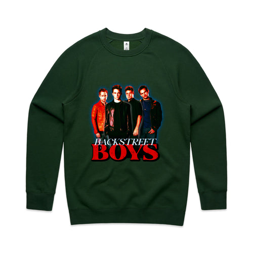 Backstreet Boys Jumper by Lonely Kids Club. All clothing from our T-shirts to our shorts and hoodies are ethically made, and printed packed and shipped from Sydney.