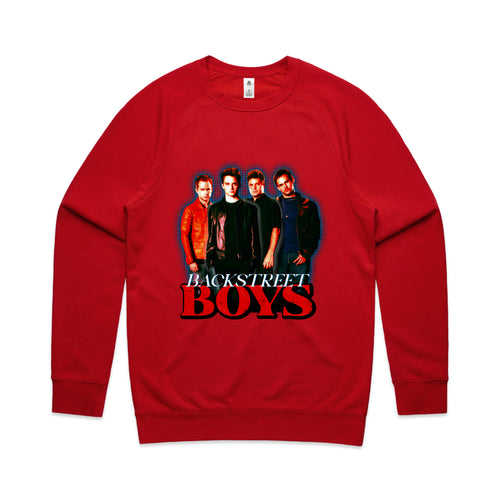 Backstreet Boys Jumper by Lonely Kids Club. All clothing from our T-shirts to our shorts and hoodies are ethically made, and printed packed and shipped from Sydney.