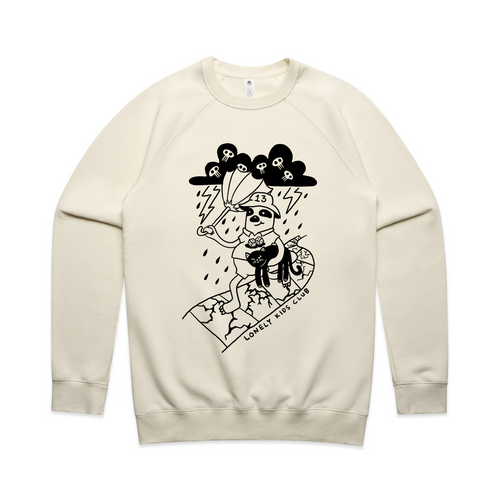 Bad Omens Jumper by Lonely Kids Club. All clothing from our T-shirts to our shorts and hoodies are ethically made, and printed packed and shipped from Sydney.