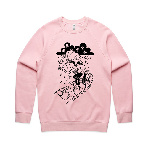 Bad Omens Jumper by Lonely Kids Club. All clothing from our T-shirts to our shorts and hoodies are ethically made, and printed packed and shipped from Sydney.