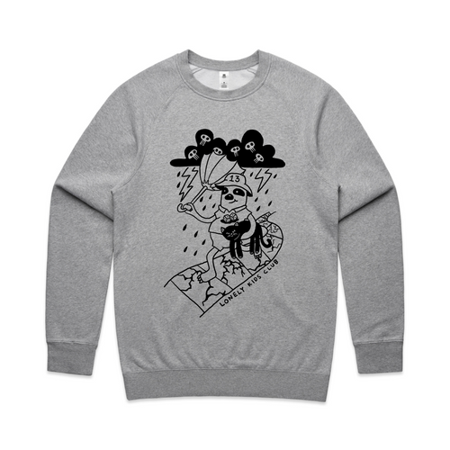 Bad Omens Jumper by Lonely Kids Club. All clothing from our T-shirts to our shorts and hoodies are ethically made, and printed packed and shipped from Sydney.