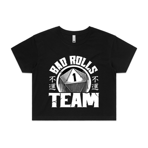 Bad Rolls Team Tee by Lonely Kids Club. All clothing from our T-shirts to our shorts and hoodies are ethically made, and printed packed and shipped from Sydney.
