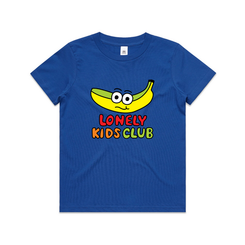 Banana Kids Tee by Lonely Kids Club. All clothing from our T-shirts to our shorts and hoodies are ethically made, and printed packed and shipped from Sydney.