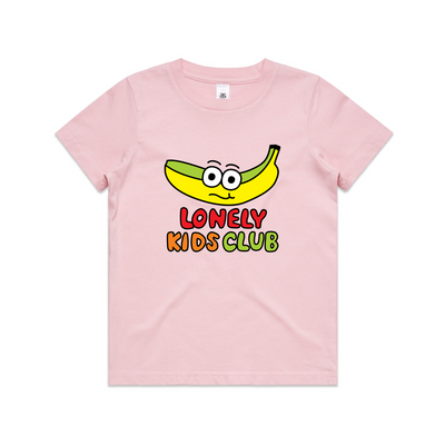 Banana Kids Tee by Lonely Kids Club. All clothing from our T-shirts to our shorts and hoodies are ethically made, and printed packed and shipped from Sydney.