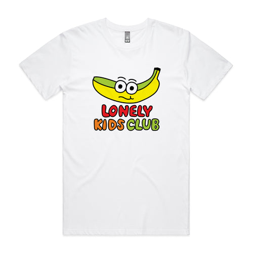 Banana Tee by Lonely Kids Club. All clothing from our T-shirts to our shorts and hoodies are ethically made, and printed packed and shipped from Sydney.