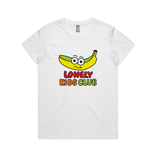 Banana Tee by Lonely Kids Club. All clothing from our T-shirts to our shorts and hoodies are ethically made, and printed packed and shipped from Sydney.