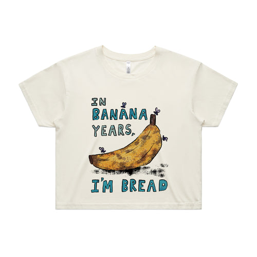 Banana Years Tee by Lonely Kids Club. All clothing from our T-shirts to our shorts and hoodies are ethically made, and printed packed and shipped from Sydney.