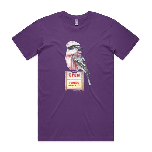 Basil The Butcher Tee by Lonely Kids Club. All clothing from our T-shirts to our shorts and hoodies are ethically made, and printed packed and shipped from Sydney.