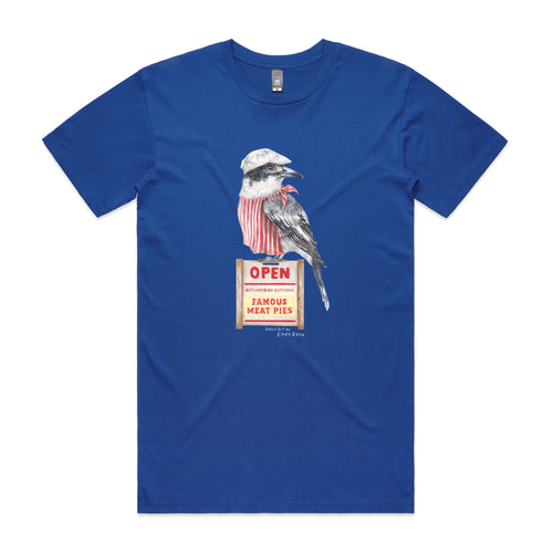 Basil The Butcher Tee by Lonely Kids Club. All clothing from our T-shirts to our shorts and hoodies are ethically made, and printed packed and shipped from Sydney.