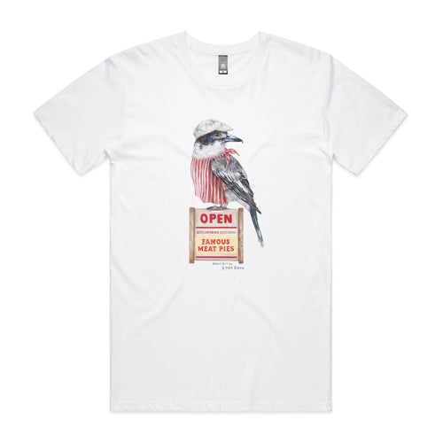Basil The Butcher Tee by Lonely Kids Club. All clothing from our T-shirts to our shorts and hoodies are ethically made, and printed packed and shipped from Sydney.