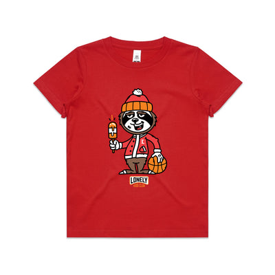 Basketball Kids Tee by Lonely Kids Club. All clothing from our T-shirts to our shorts and hoodies are ethically made, and printed packed and shipped from Sydney.