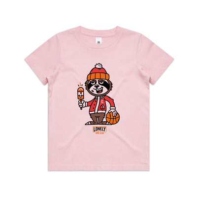 Basketball Kids Tee by Lonely Kids Club. All clothing from our T-shirts to our shorts and hoodies are ethically made, and printed packed and shipped from Sydney.