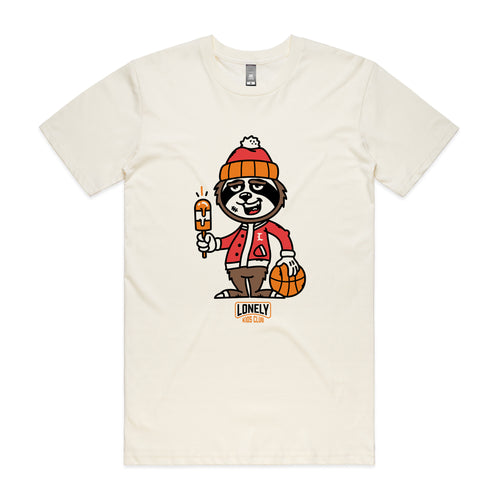 Basketball Tee by Lonely Kids Club. All clothing from our T-shirts to our shorts and hoodies are ethically made, and printed packed and shipped from Sydney.