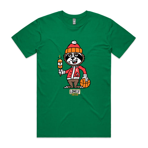 Basketball Tee by Lonely Kids Club. All clothing from our T-shirts to our shorts and hoodies are ethically made, and printed packed and shipped from Sydney.