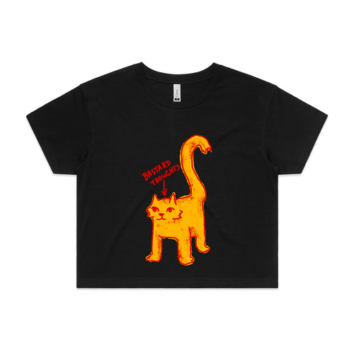 Bastard Thoughts Tee by Lonely Kids Club. All clothing from our T-shirts to our shorts and hoodies are ethically made, and printed packed and shipped from Sydney.