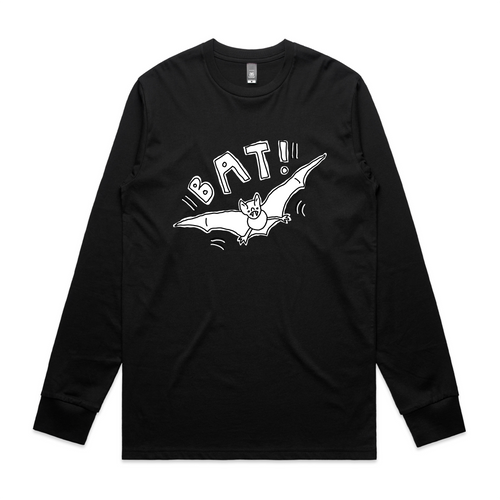 Bat! Tee by Lonely Kids Club. All clothing from our T-shirts to our shorts and hoodies are ethically made, and printed packed and shipped from Sydney.