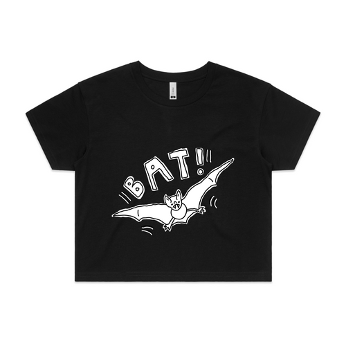 Bat! Tee by Lonely Kids Club. All clothing from our T-shirts to our shorts and hoodies are ethically made, and printed packed and shipped from Sydney.