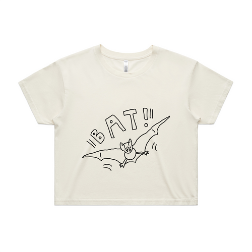Bat! Tee by Lonely Kids Club. All clothing from our T-shirts to our shorts and hoodies are ethically made, and printed packed and shipped from Sydney.