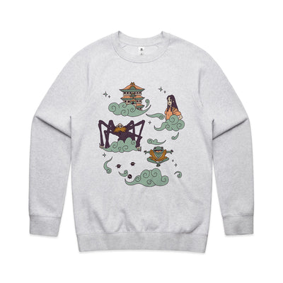 Bath House Jumper by Lonely Kids Club. All clothing from our T-shirts to our shorts and hoodies are ethically made, and printed packed and shipped from Sydney.