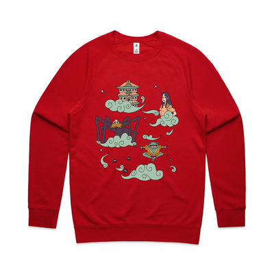 Bath House Jumper by Lonely Kids Club. All clothing from our T-shirts to our shorts and hoodies are ethically made, and printed packed and shipped from Sydney.