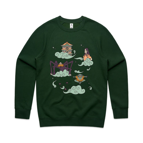 Bath House Jumper by Lonely Kids Club. All clothing from our T-shirts to our shorts and hoodies are ethically made, and printed packed and shipped from Sydney.