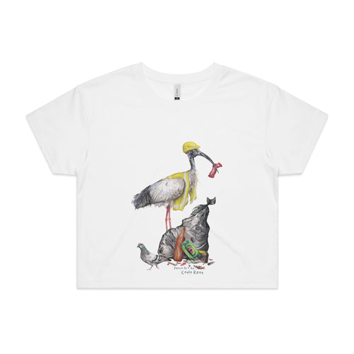 Baz The Bin Man Tee by Lonely Kids Club. All clothing from our T-shirts to our shorts and hoodies are ethically made, and printed packed and shipped from Sydney.