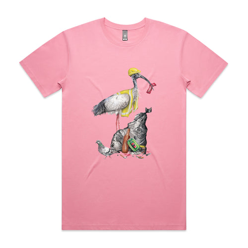 Baz The Bin Man Tee by Lonely Kids Club. All clothing from our T-shirts to our shorts and hoodies are ethically made, and printed packed and shipped from Sydney.
