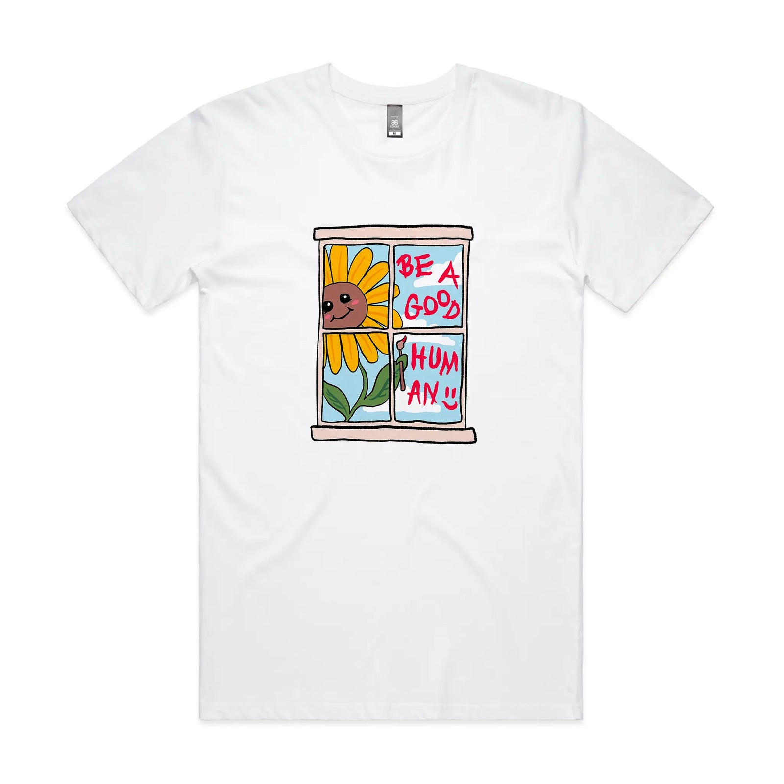Be A Good Human Sunflower Tee
