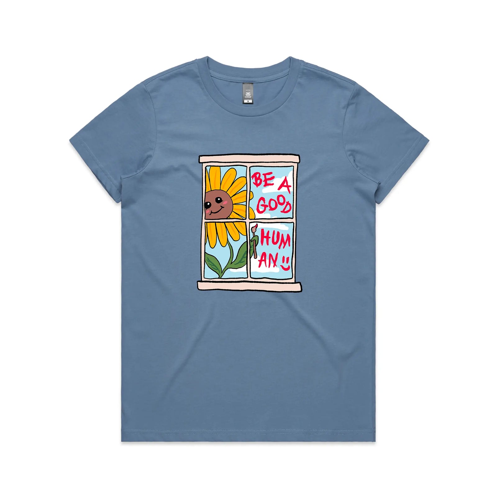 Be A Good Human Sunflower Tee