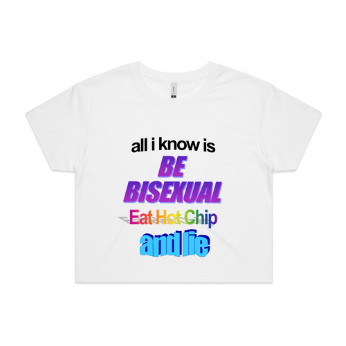Be Bisexual Tee by Lonely Kids Club. All clothing from our T-shirts to our shorts and hoodies are ethically made, and printed packed and shipped from Sydney.