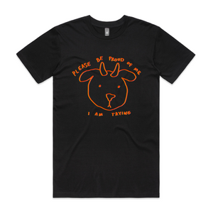 Be Proud Of Me Tee by Lonely Kids Club. All clothing from our T-shirts to our shorts and hoodies are ethically made, and printed packed and shipped from Sydney.