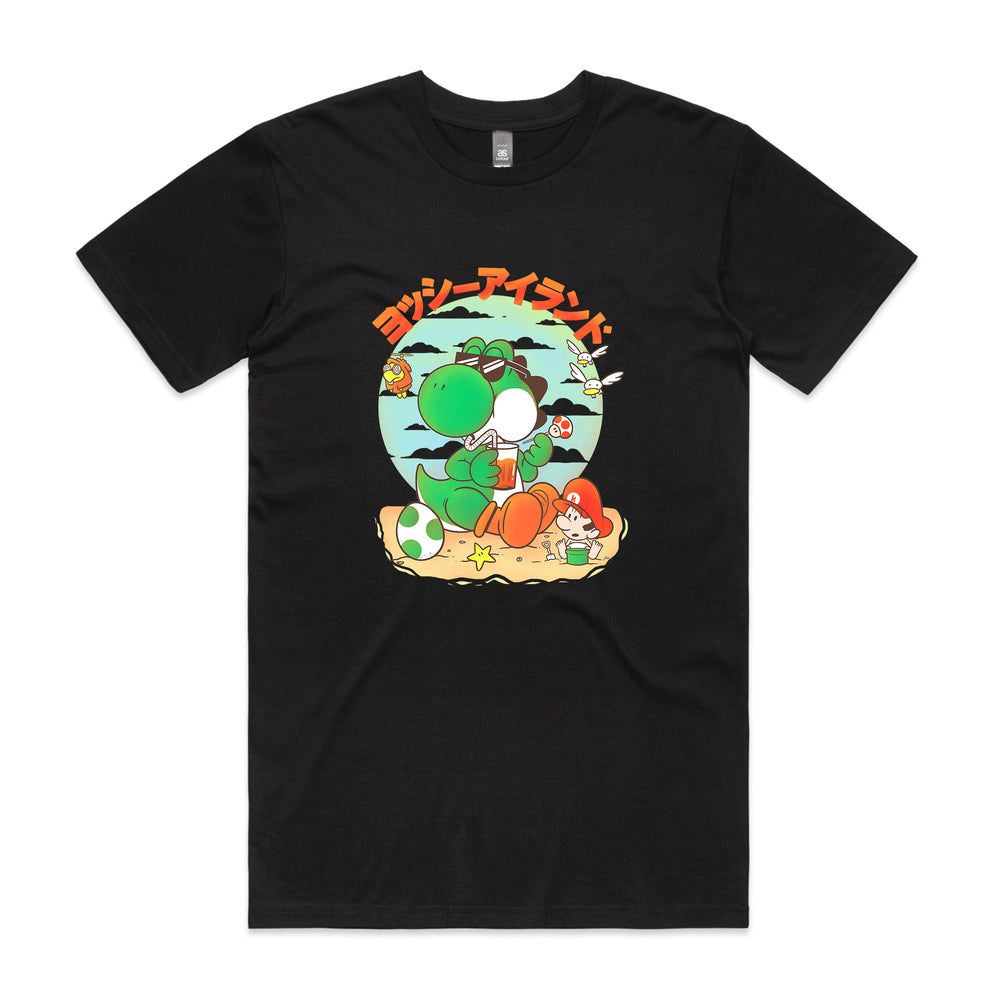Beach Yoshi Tee retro gaming t shirt by Lonely Kids Club