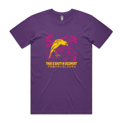 Beauty In Discomfort Tee by Lonely Kids Club. All clothing from our T-shirts to our shorts and hoodies are ethically made, and printed packed and shipped from Sydney.