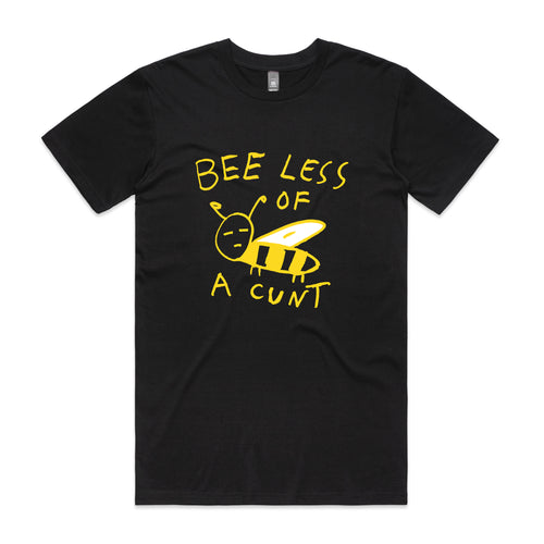 Bee Less Tee by Lonely Kids Club. All clothing from our T-shirts to our shorts and hoodies are ethically made, and printed packed and shipped from Sydney.