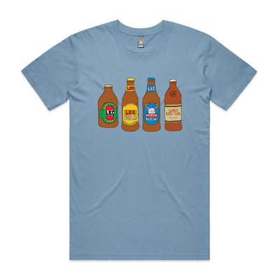 Beers Tee by Lonely Kids Club. All clothing from our T-shirts to our shorts and hoodies are ethically made, and printed packed and shipped from Sydney.
