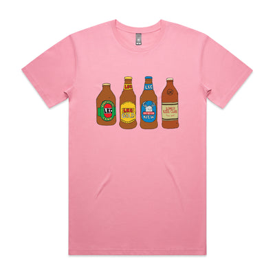 Beers Tee by Lonely Kids Club. All clothing from our T-shirts to our shorts and hoodies are ethically made, and printed packed and shipped from Sydney.